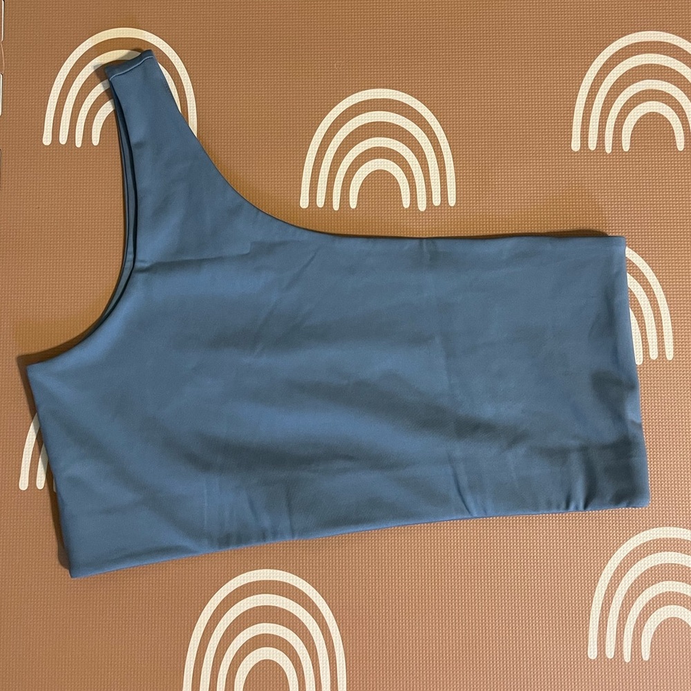 NWOT Girlfriend Collective Bianca One Shoulder Bra XXL